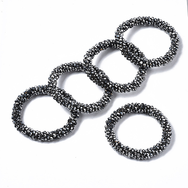 PandaHall Faceted Electroplate Glass Beads Stretch Bracelets, Torsade Bracelets, Rondelle, Gray, Inner Diameter: 2 inch(5cm) Glass Gray
PandaHall Faceted Electroplate Glass Beads Stretch Bracelets, Torsade Bracelets, Rondelle, Gray, Inner Diameter: 2 inch(5cm) Glass Gray
