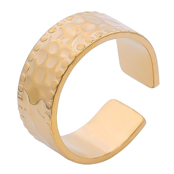 PandaHall Titanium Steel Open Cuff Rings, Wide Band Rings for Women Men, Golden Titanium Steel
PandaHall Titanium Steel Open Cuff Rings, Wide Band Rings for Women Men, Golden Titanium Steel