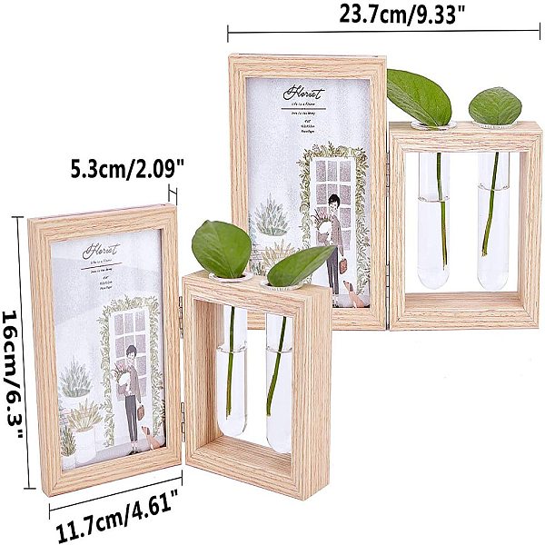 PandaHall AHANDMAKER Desktop Glass Tube Planter, Wooden Photo Frame with Glass Tube for Hydroponics Flower for Display Hydroponics Plants..., Orange
PandaHall AHANDMAKER Desktop Glass Tube Planter, Wooden Photo Frame with Glass Tube for Hydroponics Flower for Display Hydroponics Plants..., Orange