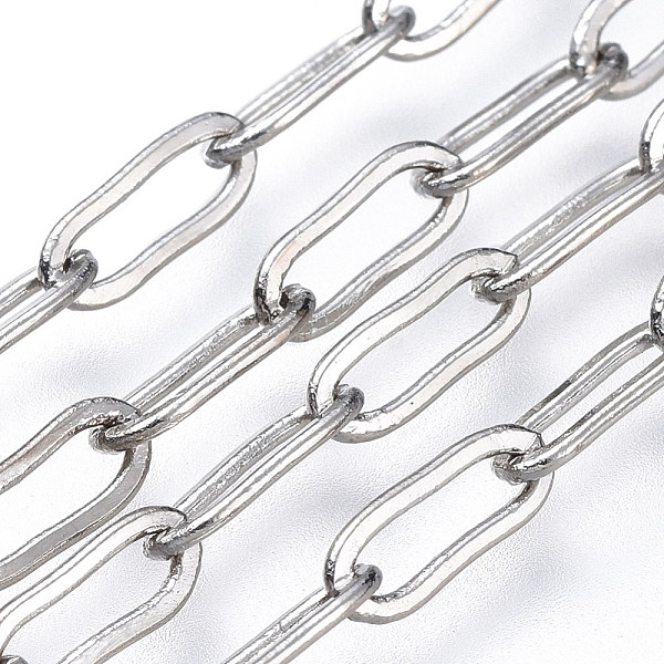 PandaHall Brass Paperclip Chains, Flat Oval, Drawn Elongated Cable Chains, Soldered, with Spool, Cadmium Free & Nickel Free & Lead Free...
PandaHall Brass Paperclip Chains, Flat Oval, Drawn Elongated Cable Chains, Soldered, with Spool, Cadmium Free & Nickel Free & Lead Free...