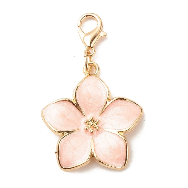 PandaHall Alloy Enamel Flower Pendant Decorations, Lobster Clasp Charms, for Keychain, Purse, Backpack Ornament, Pink, 42mm Alloy+Enamel...
PandaHall Alloy Enamel Flower Pendant Decorations, Lobster Clasp Charms, for Keychain, Purse, Backpack Ornament, Pink, 42mm Alloy+Enamel...