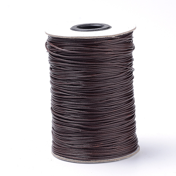 PandaHall Braided Korean Waxed Polyester Cords, Coconut Brown, 1mm, about 174.97 yards(160m)/roll Waxed Polyester Cord
PandaHall Braided Korean Waxed Polyester Cords, Coconut Brown, 1mm, about 174.97 yards(160m)/roll Waxed Polyester Cord