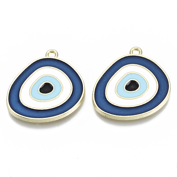 PandaHall Alloy Enamel Pendants, Cadmium Free & Lead Free, Light Gold, Vortex, Marine Blue, 25x24x2mm, Hole: 1.8mm Alloy+Enamel Others Blue
PandaHall Alloy Enamel Pendants, Cadmium Free & Lead Free, Light Gold, Vortex, Marine Blue, 25x24x2mm, Hole: 1.8mm Alloy+Enamel Others Blue