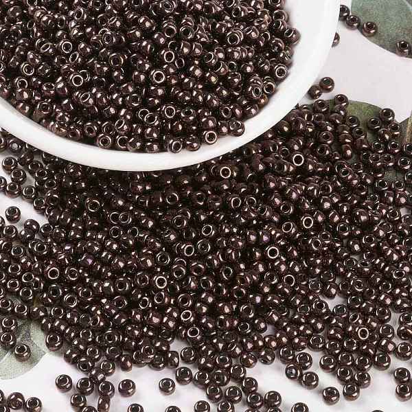 PandaHall MIYUKI Round Rocailles Beads, Japanese Seed Beads, 8/0, (RR457B) Metallic Bronze, 8/0, 3mm, Hole: 1mm, about 422~455pcs/bottle..., Brown
PandaHall MIYUKI Round Rocailles Beads, Japanese Seed Beads, 8/0, (RR457B) Metallic Bronze, 8/0, 3mm, Hole: 1mm, about 422~455pcs/bottle..., Brown