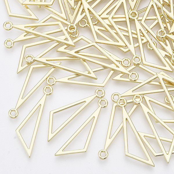 PandaHall Alloy Pendants, Triangle, Light Gold, 30x9x1mm, Hole: 1.8mm Alloy Triangle
PandaHall Alloy Pendants, Triangle, Light Gold, 30x9x1mm, Hole: 1.8mm Alloy Triangle
