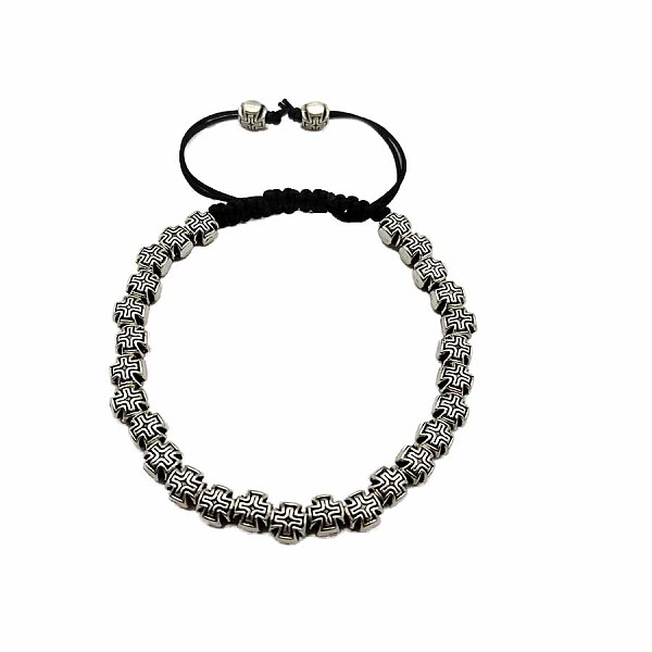 PandaHall Alloy Cross Bead Braided Bead Bracelet for men and women, China-Chic retro Tibetan silver transfer bead bracelet Alloy Cross
PandaHall Alloy Cross Bead Braided Bead Bracelet for men and women, China-Chic retro Tibetan silver transfer bead bracelet Alloy Cross