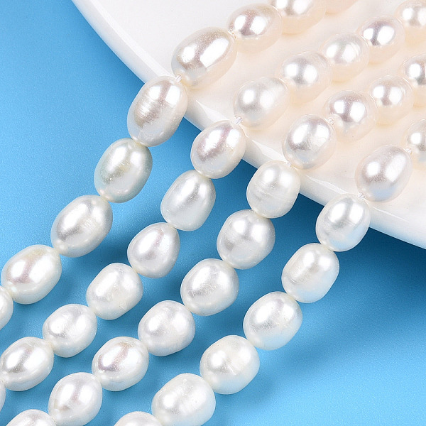 PandaHall Natural Cultured Freshwater Pearl Beads Strands, Rice, Seashell Color, 6.5~11.5x6~7.5mm, Hole: 0.7mm, about 37~46pcs/strand, 13.66...
PandaHall Natural Cultured Freshwater Pearl Beads Strands, Rice, Seashell Color, 6.5~11.5x6~7.5mm, Hole: 0.7mm, about 37~46pcs/strand, 13.66...