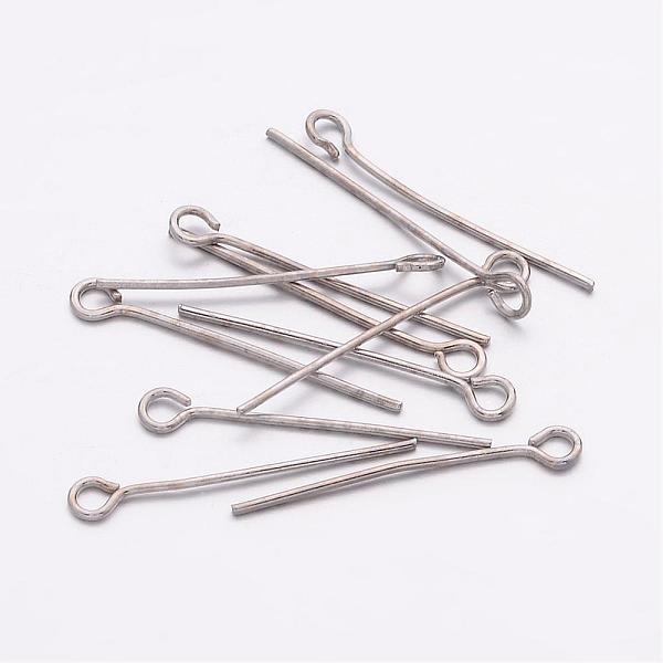 PandaHall Iron Eye Pin, Cadmium Free & Lead Free, Platinum, 24x0.7mm, Hole: 2mm, about 11600pcs/1000g Iron
PandaHall Iron Eye Pin, Cadmium Free & Lead Free, Platinum, 24x0.7mm, Hole: 2mm, about 11600pcs/1000g Iron