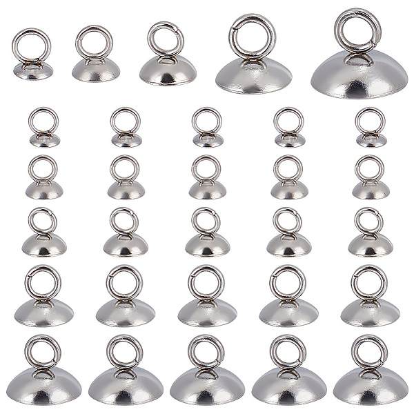 PandaHall GOMAKERER 100 Pcs 5 Sizes Bead Cap Pendants, 201 Stainless Steel Round Bails Clasp Bead Caps with Loop Dangle Bead Pendant...
PandaHall GOMAKERER 100 Pcs 5 Sizes Bead Cap Pendants, 201 Stainless Steel Round Bails Clasp Bead Caps with Loop Dangle Bead Pendant...