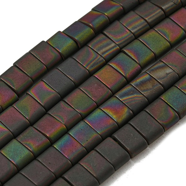 PandaHall Electroplated Non-magnetic Synthetic Hematite Beads Strands, Rectangle, Matte Style, 2-Hole, Colorful, 6x4x3mm, Hole: 1.2mm, about...
PandaHall Electroplated Non-magnetic Synthetic Hematite Beads Strands, Rectangle, Matte Style, 2-Hole, Colorful, 6x4x3mm, Hole: 1.2mm, about...