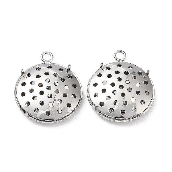 PandaHall Brass Combinable Pendant, Flat Round Charm, Platinum, 22x18.5x4.5mm, Hole: 1.2mm and 2mm. Brass Flat Round
PandaHall Brass Combinable Pendant, Flat Round Charm, Platinum, 22x18.5x4.5mm, Hole: 1.2mm and 2mm. Brass Flat Round