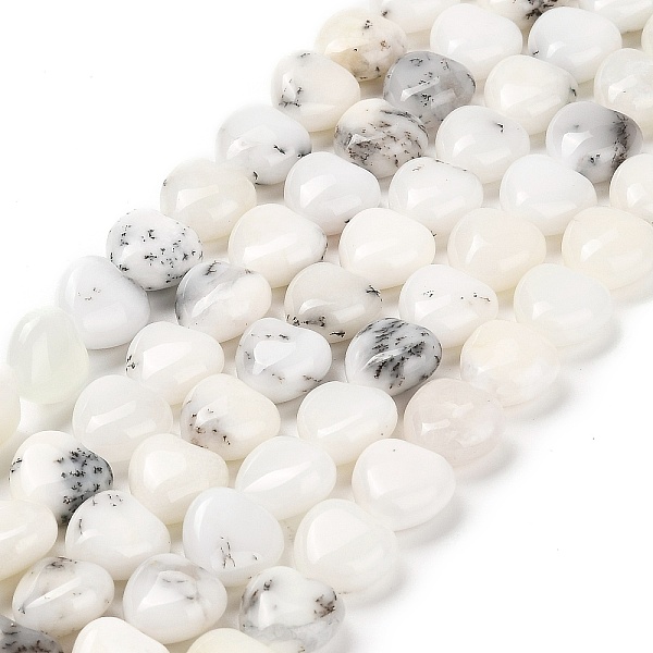PandaHall Natural White African Opal Beads Strands, Heart, 10~10.5x10~10.5x5.5~6mm, Hole: 1mm, about 41pcs/strand, 15.43''(39.2cm) White...
PandaHall Natural White African Opal Beads Strands, Heart, 10~10.5x10~10.5x5.5~6mm, Hole: 1mm, about 41pcs/strand, 15.43''(39.2cm) White...