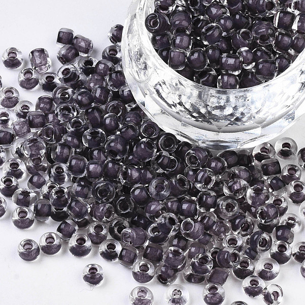 PandaHall 6/0 Glass Seed Beads, Transparent Inside Colours, Round Hole, Round, Gray, 6/0, 4~5x2.5~4.5mm, Hole: 1.2mm, about 500pcs/50g Glass...
PandaHall 6/0 Glass Seed Beads, Transparent Inside Colours, Round Hole, Round, Gray, 6/0, 4~5x2.5~4.5mm, Hole: 1.2mm, about 500pcs/50g Glass...