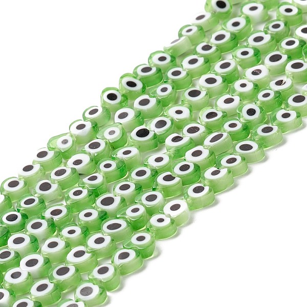 PandaHall Handmade Evil Eye Lampwork Beads Strands, Heart, Lime, 5x6x2mm, Hole: 1mm, about 63~67pcs/strand, 12.60~12.99 inch(32~33cm)..., Green
PandaHall Handmade Evil Eye Lampwork Beads Strands, Heart, Lime, 5x6x2mm, Hole: 1mm, about 63~67pcs/strand, 12.60~12.99 inch(32~33cm)..., Green