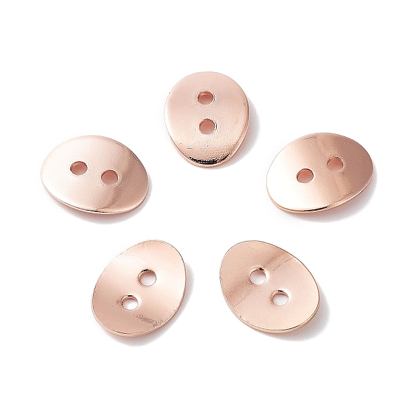 PandaHall Brass Button Clasps, Rose Gold, about 10mm wide, 14mm long, 1mm thick, hole: 2mm Brass
PandaHall Brass Button Clasps, Rose Gold, about 10mm wide, 14mm long, 1mm thick, hole: 2mm Brass