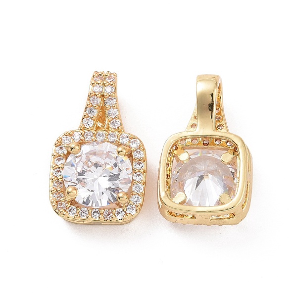 PandaHall Brass Micro Pave Cubic Zirconia Pendants, Real 18K Gold Plated, Square Charms, Clear, 18x11x6mm, Hole: 6x3.5mm Brass+Cubic...
PandaHall Brass Micro Pave Cubic Zirconia Pendants, Real 18K Gold Plated, Square Charms, Clear, 18x11x6mm, Hole: 6x3.5mm Brass+Cubic...