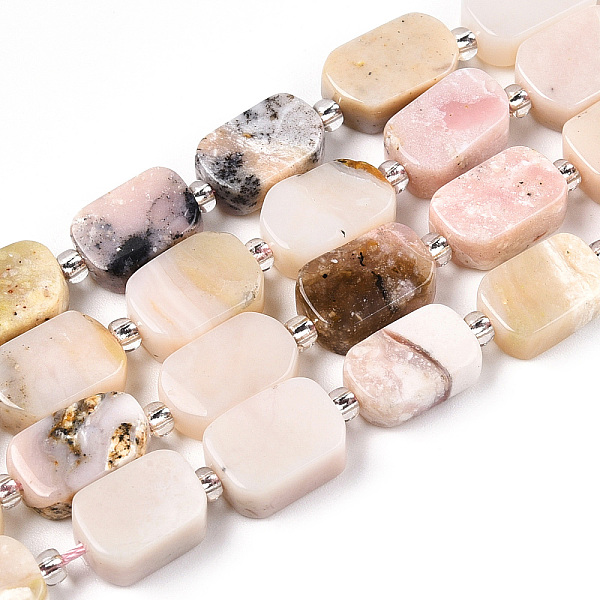 PandaHall Natural Pink Opal Beads Strands, with Seed Beads, Rectangle, 10.5~12.5x7~8.5x4~5.5mm, Hole: 0.8mm, seed beads: 3x3x2, hole: 0.8mm...
PandaHall Natural Pink Opal Beads Strands, with Seed Beads, Rectangle, 10.5~12.5x7~8.5x4~5.5mm, Hole: 0.8mm, seed beads: 3x3x2, hole: 0.8mm...