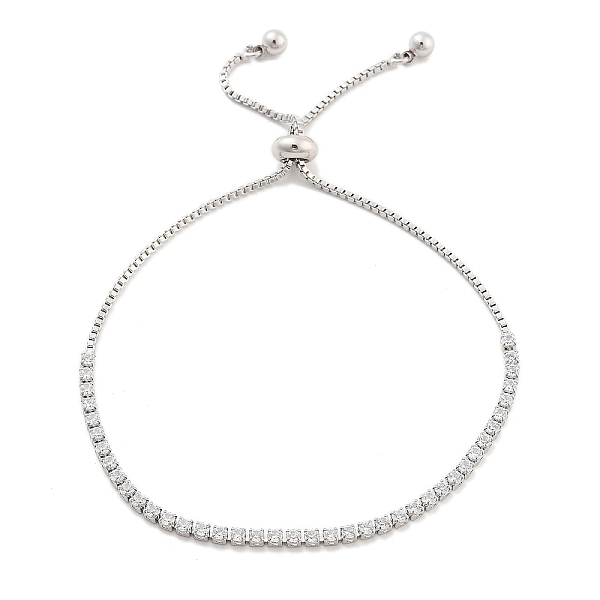 PandaHall Brass Pave Clear Cubic Zirconia Flat Round Box Chain Slider Bracelets, Nickle Free, Long-Lasting Plated, Platinum, 10-1/4 inch...
PandaHall Brass Pave Clear Cubic Zirconia Flat Round Box Chain Slider Bracelets, Nickle Free, Long-Lasting Plated, Platinum, 10-1/4 inch...