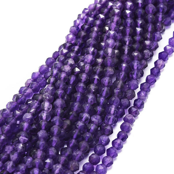 PandaHall Natural Amethyst Beads Strands, Faceted, Round, 4~4.5mm, Hole: 1mm, about 97pcs/strand, 15.16''(38.5cm) Amethyst Round
PandaHall Natural Amethyst Beads Strands, Faceted, Round, 4~4.5mm, Hole: 1mm, about 97pcs/strand, 15.16''(38.5cm) Amethyst Round