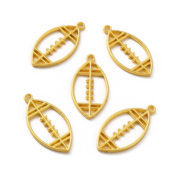 PandaHall Alloy Open Back Bezel Pendants, for DIY UV Resin, Epoxy Resin, Pressed Flower Jewelry, Rugby, Golden, 42x21.5x2.5mm, Hole: 2.5mm...
PandaHall Alloy Open Back Bezel Pendants, for DIY UV Resin, Epoxy Resin, Pressed Flower Jewelry, Rugby, Golden, 42x21.5x2.5mm, Hole: 2.5mm...