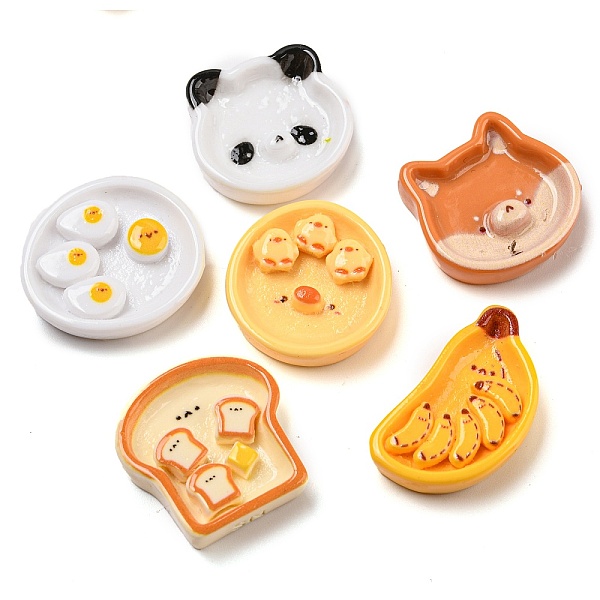 PandaHall Opaque Resin Decoden Cabochons, Bread & Banana & Panda, Mixed Shapes, Mixed Color, 17.5~25x24~31x7~7.5mm Resin Mixed Shapes..., Multicolor
PandaHall Opaque Resin Decoden Cabochons, Bread & Banana & Panda, Mixed Shapes, Mixed Color, 17.5~25x24~31x7~7.5mm Resin Mixed Shapes..., Multicolor
