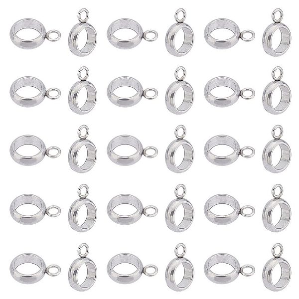 PandaHall UNICRAFTALE 100Pcs 10mm Long 304 Stainless Steel Tube Bails with Loop Round Hollow Loop Bails Ring European Bracelet Hanger...
PandaHall UNICRAFTALE 100Pcs 10mm Long 304 Stainless Steel Tube Bails with Loop Round Hollow Loop Bails Ring European Bracelet Hanger...