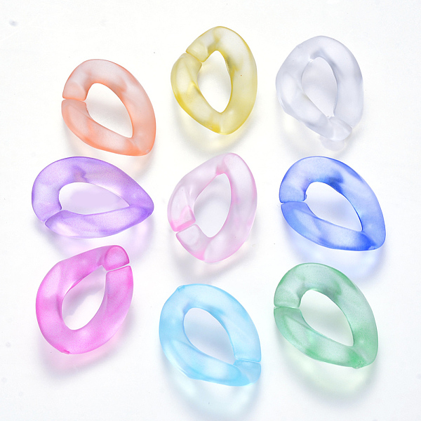 PandaHall Transparent Acrylic Linking Rings, Quick Link Connectors, for Curb Chains Making, Frosted, Twist, Mixed Color, 23x17x4.5mm, Inner..., Multicolor
PandaHall Transparent Acrylic Linking Rings, Quick Link Connectors, for Curb Chains Making, Frosted, Twist, Mixed Color, 23x17x4.5mm, Inner..., Multicolor