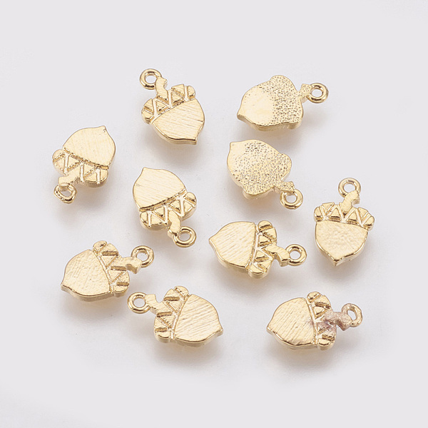 PandaHall Brass Charms, Acorn, Real 18K Gold Plated, 10x6x1mm, Hole: 1mm Brass Fruit
PandaHall Brass Charms, Acorn, Real 18K Gold Plated, 10x6x1mm, Hole: 1mm Brass Fruit