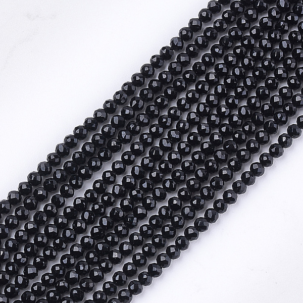 PandaHall Synthetic Quartz Crystal Beads Strands, Dyed, Faceted, Star Cut Round Beads, Black, 2mm, Hole: 0.5mm, about 215pcs/strand, 14.7...
PandaHall Synthetic Quartz Crystal Beads Strands, Dyed, Faceted, Star Cut Round Beads, Black, 2mm, Hole: 0.5mm, about 215pcs/strand, 14.7...