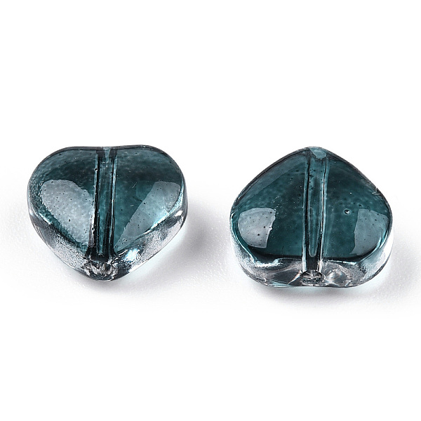 PandaHall Transparent Spray Painted Glass Beads, Heart, Dark Slate Gray, 7.5x8x4.5mm, Hole: 0.9mm Glass Heart
PandaHall Transparent Spray Painted Glass Beads, Heart, Dark Slate Gray, 7.5x8x4.5mm, Hole: 0.9mm Glass Heart