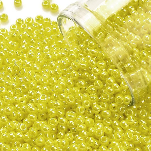 PandaHall TOHO Round Seed Beads, Japanese Seed Beads, (128) Opaque Luster Dandelion, 11/0, 2.2mm, Hole: 0.8mm, about 1103pcs/10g Glass..., Yellow
PandaHall TOHO Round Seed Beads, Japanese Seed Beads, (128) Opaque Luster Dandelion, 11/0, 2.2mm, Hole: 0.8mm, about 1103pcs/10g Glass..., Yellow