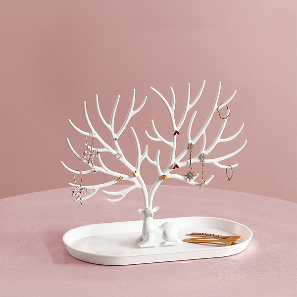 PandaHall Plastic Earring Display Stands, Deer & Antler, White, 24.5x12.5x21.5cm Plastic Deer White
PandaHall Plastic Earring Display Stands, Deer & Antler, White, 24.5x12.5x21.5cm Plastic Deer White