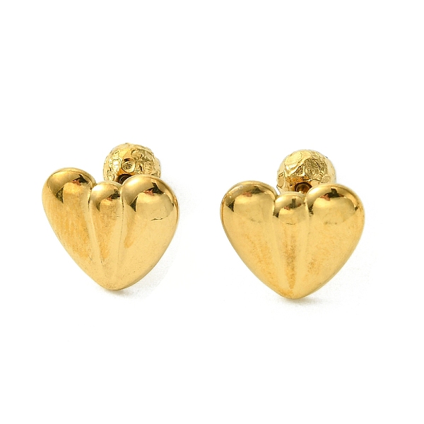 PandaHall Ion Plating(IP) 304 Stainless Steel Ear Studs, Heart, Golden, 11x12mm 304 Stainless Steel Heart
PandaHall Ion Plating(IP) 304 Stainless Steel Ear Studs, Heart, Golden, 11x12mm 304 Stainless Steel Heart