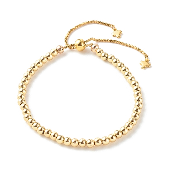 PandaHall Brass Beaded Bracelets, Round, Golden, Beads: 0.15 inch(3.8mm), Inner Diameter: 2~2-7/8 inch(5.1~7.3cm) Brass
PandaHall Brass Beaded Bracelets, Round, Golden, Beads: 0.15 inch(3.8mm), Inner Diameter: 2~2-7/8 inch(5.1~7.3cm) Brass