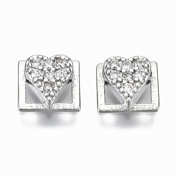 PandaHall Brass Micro Pave Cubic Zirconia Cabochons, Fit Floating Locket Charms, Cadmium Free & Nickel Free & Lead Free, Heart, Clear...
PandaHall Brass Micro Pave Cubic Zirconia Cabochons, Fit Floating Locket Charms, Cadmium Free & Nickel Free & Lead Free, Heart, Clear...
