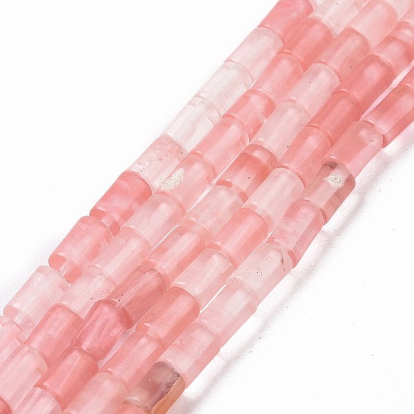 PandaHall Cherry Quartz Glass Beads Strands, Column, 7~7.5x5mm, Hole: 1mm, about 46pcs/strand, 14.76 inch(37.5cm) Cherry Quartz Glass Column
PandaHall Cherry Quartz Glass Beads Strands, Column, 7~7.5x5mm, Hole: 1mm, about 46pcs/strand, 14.76 inch(37.5cm) Cherry Quartz Glass Column