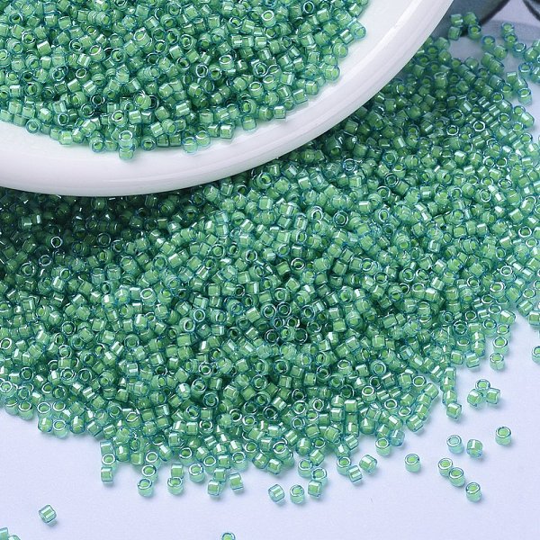 PandaHall MIYUKI Delica Beads, Cylinder, Japanese Seed Beads, 11/0, (DB2053) Luminous Mermaid Green, 1.3x1.6mm, Hole: 0.8mm, about..., Cyan
PandaHall MIYUKI Delica Beads, Cylinder, Japanese Seed Beads, 11/0, (DB2053) Luminous Mermaid Green, 1.3x1.6mm, Hole: 0.8mm, about..., Cyan