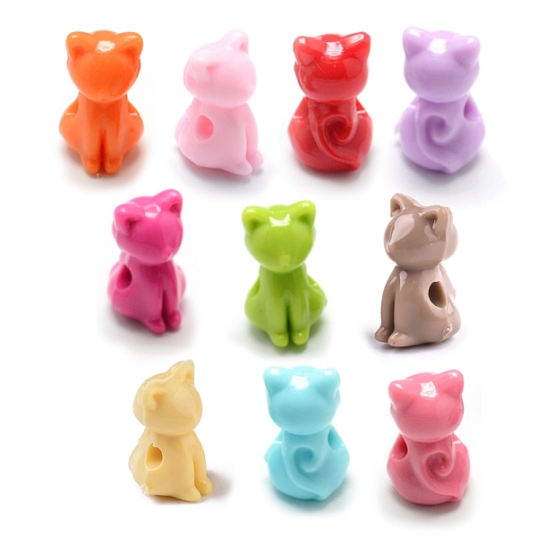 PandaHall Opaque Acrylic Kitten Beads, Cat/Kitten, Mixed Color, 14.5x8.5x9.5mm, Hole: 2.5mm Acrylic Cat Shape Multicolor
PandaHall Opaque Acrylic Kitten Beads, Cat/Kitten, Mixed Color, 14.5x8.5x9.5mm, Hole: 2.5mm Acrylic Cat Shape Multicolor