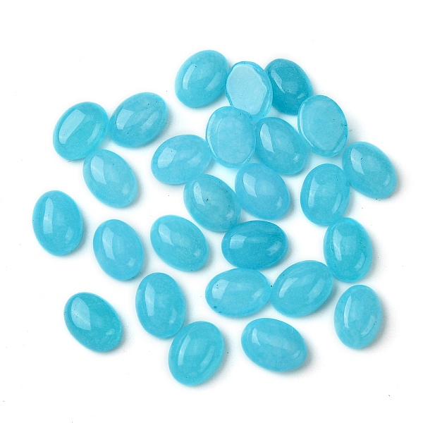 PandaHall Natural White Jade Cabochons, Oval, Dyed, Deep Sky Blue, 8~8.5x6~6.5x2.5~3.5mm White Jade Oval
PandaHall Natural White Jade Cabochons, Oval, Dyed, Deep Sky Blue, 8~8.5x6~6.5x2.5~3.5mm White Jade Oval