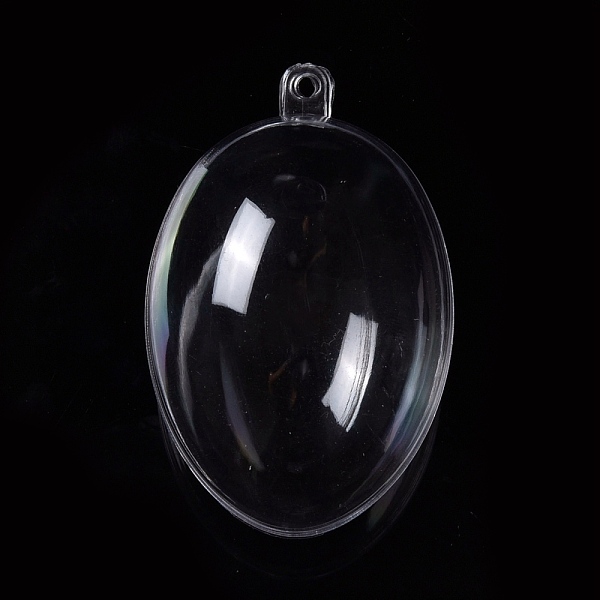 PandaHall Openable Transparent Plastic Pendants, Fillable Plastic Bauble Christmas Ornament, Oval, Clear, 69x44x45mm, Hole: 3mm Plastic Oval...
PandaHall Openable Transparent Plastic Pendants, Fillable Plastic Bauble Christmas Ornament, Oval, Clear, 69x44x45mm, Hole: 3mm Plastic Oval...