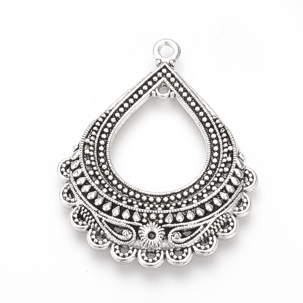 PandaHall Tibetan Style Alloy Connector Rhinestone Settings, Cadmium Free & Lead Free, teardrop, Antique Silver, 43.5x35x3.5mm, Hole: 2mm...
PandaHall Tibetan Style Alloy Connector Rhinestone Settings, Cadmium Free & Lead Free, teardrop, Antique Silver, 43.5x35x3.5mm, Hole: 2mm...