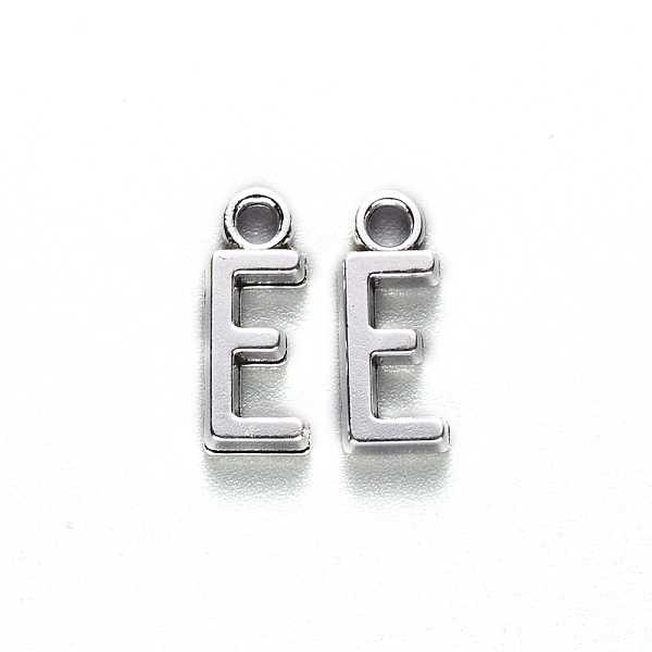 PandaHall Tibetan Style Alloy Pendants, Cadmium Free & Lead Free, Letter E, E: 15.5x6x2mm, Hole: 2mm Alloy Letter
PandaHall Tibetan Style Alloy Pendants, Cadmium Free & Lead Free, Letter E, E: 15.5x6x2mm, Hole: 2mm Alloy Letter