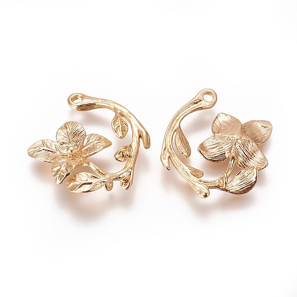 PandaHall Brass Links connectors, Flower, Real 18K Gold Plated, 24x20.5x2~4.5mm, Hole: 1.8mm Brass Flower
PandaHall Brass Links connectors, Flower, Real 18K Gold Plated, 24x20.5x2~4.5mm, Hole: 1.8mm Brass Flower