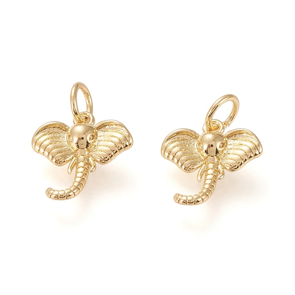 PandaHall Brass Charms, Long-Lasting Plated, Elephant, Real 18K Gold Plated, 12.5x12x2.7mm, Jump Ring: 5x1mm, Inner Diameter: 3mm Brass...
PandaHall Brass Charms, Long-Lasting Plated, Elephant, Real 18K Gold Plated, 12.5x12x2.7mm, Jump Ring: 5x1mm, Inner Diameter: 3mm Brass...
