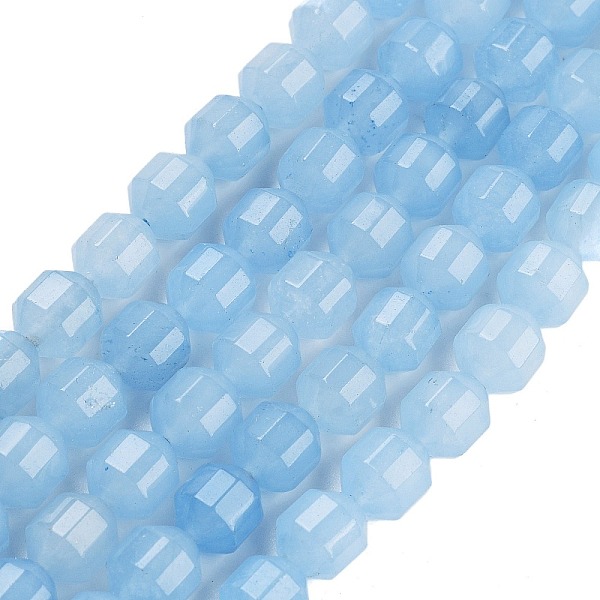 PandaHall Natural Malaysia Jade Beads Strands, Dyed, Faceted Bicone Barrel Drum, Light Blue, 10x9.5mm, Hole: 1mm, about 38pcs/strand, 14.88...
PandaHall Natural Malaysia Jade Beads Strands, Dyed, Faceted Bicone Barrel Drum, Light Blue, 10x9.5mm, Hole: 1mm, about 38pcs/strand, 14.88...