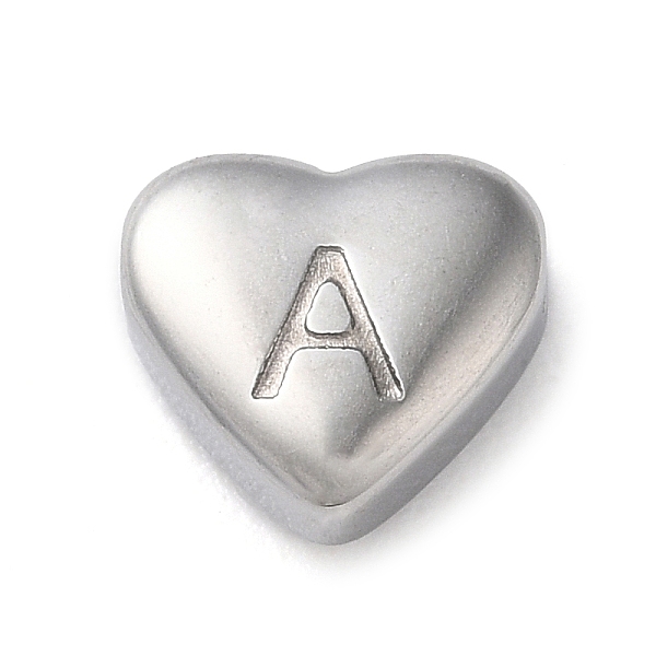 PandaHall 201 Stainless Steel Beads, Stainless Steel Color, Heart, Letter A, 7x8x3.5mm, Hole: 1.5mm 201 Stainless Steel Letter A
PandaHall 201 Stainless Steel Beads, Stainless Steel Color, Heart, Letter A, 7x8x3.5mm, Hole: 1.5mm 201 Stainless Steel Letter A