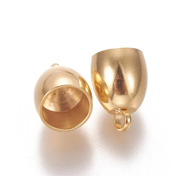 PandaHall 201 Stainless Steel Cord Ends, End Caps, Barrel, Golden, 12x9mm, Hole: 2mm, Inner Diameter: 7mm 201 Stainless Steel
PandaHall 201 Stainless Steel Cord Ends, End Caps, Barrel, Golden, 12x9mm, Hole: 2mm, Inner Diameter: 7mm 201 Stainless Steel