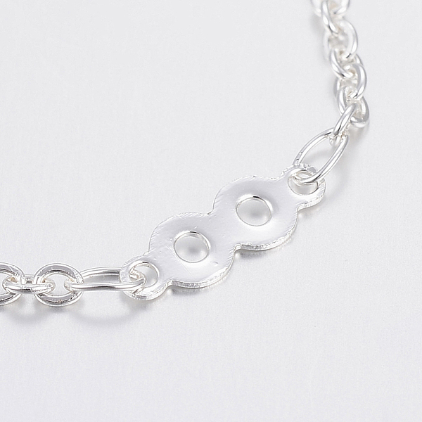 PandaHall Trendy 304 Stainless Steel Link Chain Bracelets, with Lobster Claw Clasps, Infinity, Silver Color Plated, 7-1/8 inch(180mm), 2~4mm...
PandaHall Trendy 304 Stainless Steel Link Chain Bracelets, with Lobster Claw Clasps, Infinity, Silver Color Plated, 7-1/8 inch(180mm), 2~4mm...
