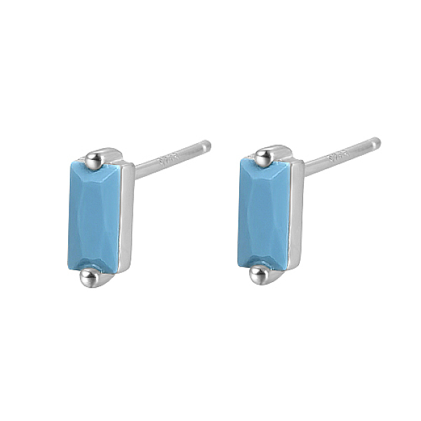 PandaHall Cubic Zirconia Rectangle Stud Earrings, Silver 925 Sterling Silver Post Earrings, with 925 Stamp, Sky Blue, 7.8x3mm Cubic Zirconia...
PandaHall Cubic Zirconia Rectangle Stud Earrings, Silver 925 Sterling Silver Post Earrings, with 925 Stamp, Sky Blue, 7.8x3mm Cubic Zirconia...