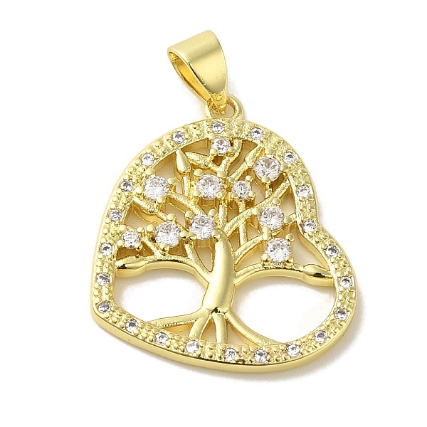 PandaHall Brass Micro Pave Cubic Zirconia Pendants, Real 18K Gold Plated, Heart with Tree of Life, Clear, 24x20x2.5mm, Hole: 5x3.5mm...
PandaHall Brass Micro Pave Cubic Zirconia Pendants, Real 18K Gold Plated, Heart with Tree of Life, Clear, 24x20x2.5mm, Hole: 5x3.5mm...